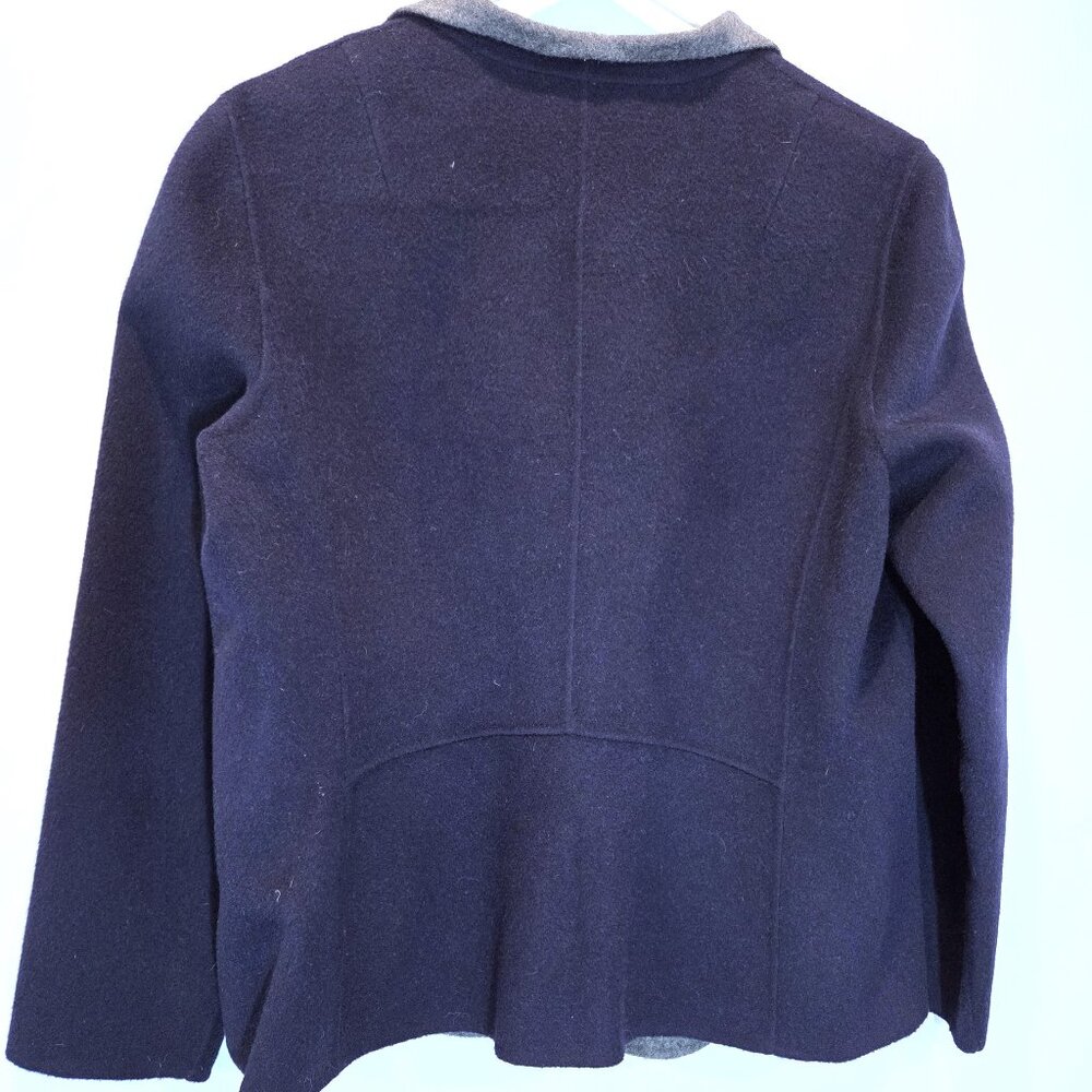 Talbots Wool Cape Style Jacket Size Lp - image 2